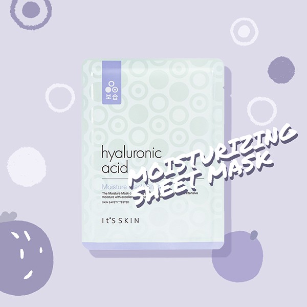 Mặt nạ dưỡng ẩm sâu cho da It's Skin Hyaluronic Acid Moisture Mask Sheet