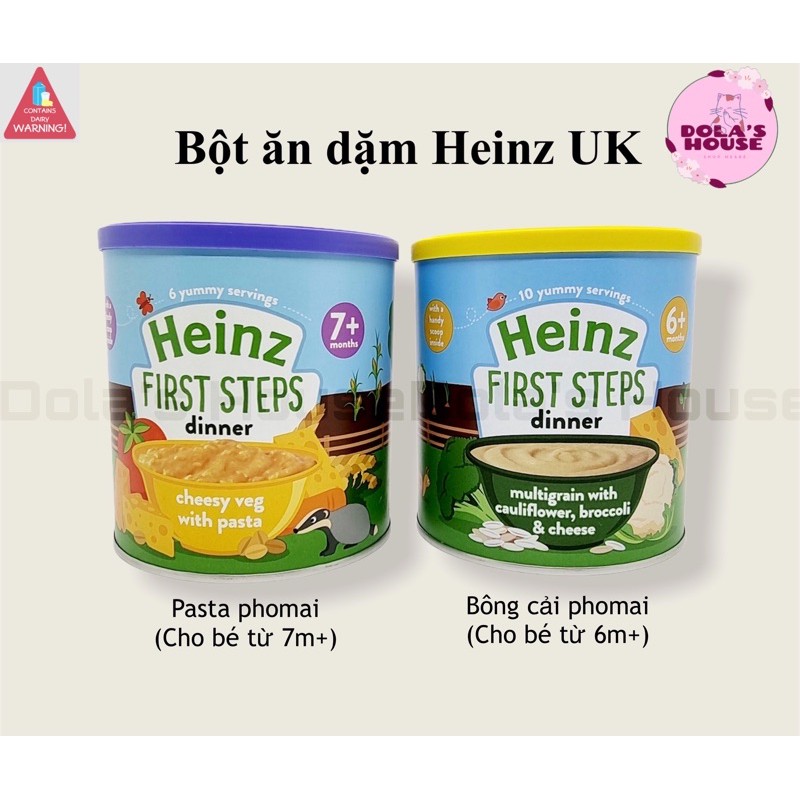 BỘT ĂN DẶM HEINZ UK MẪU MỚI