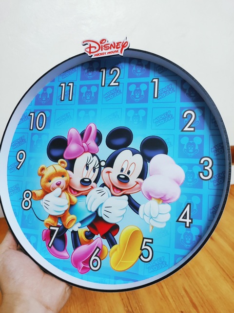 ĐỒNG HỒ TREO TƯỜNG mickey - 30cm - trang trí phòng cho bé