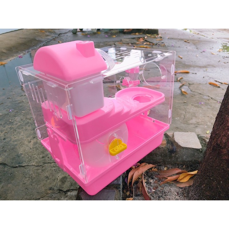 Lồng nuôi hamster. Lồng hoàng tử trung mica. Fullbox