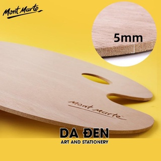 [DA ĐEN] Bảng pha màu Gỗ - Palette Mont Marte