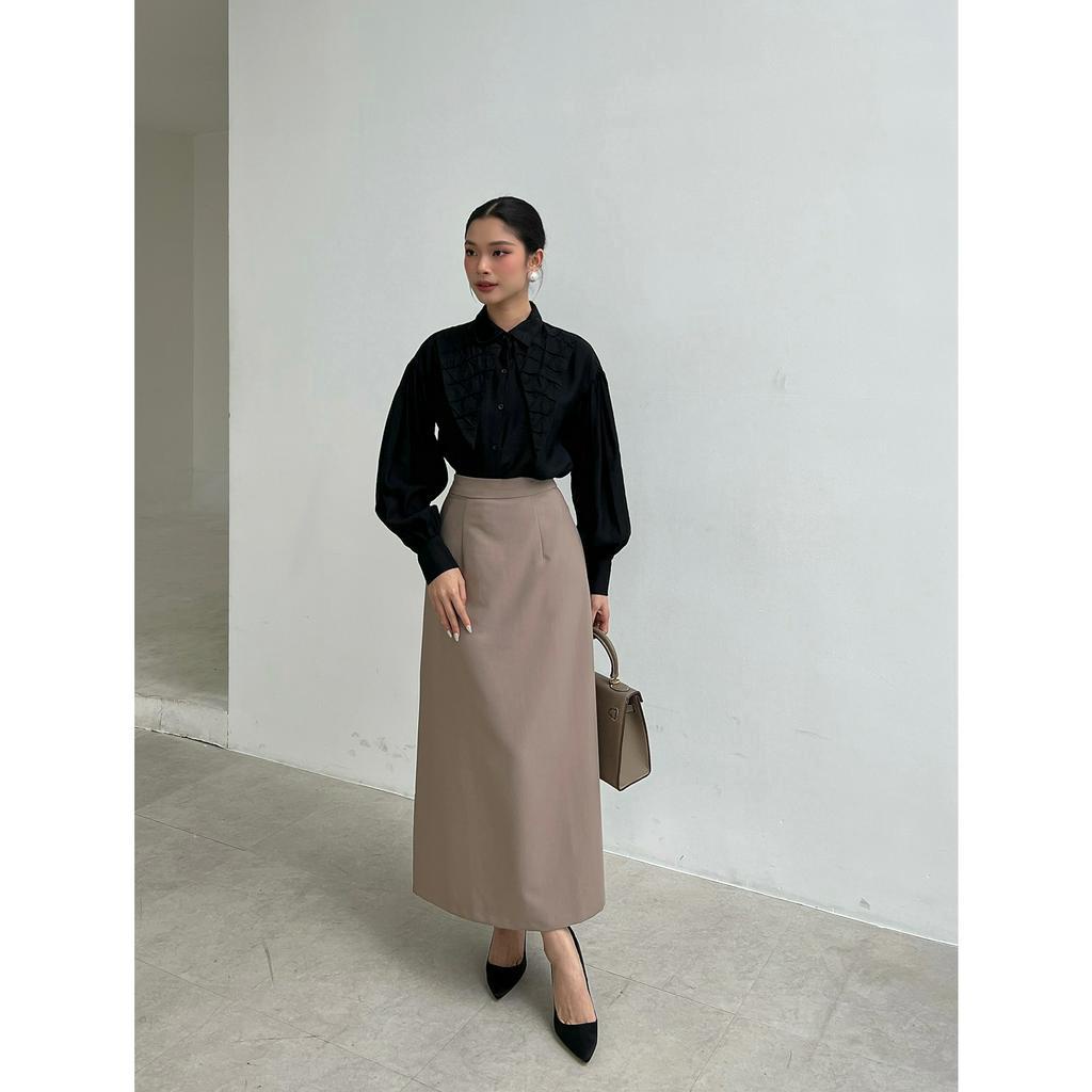 BBSTORE'S Áo Sơ Mi Công Sở Tay Dài Nhún Phồng -CSA1930