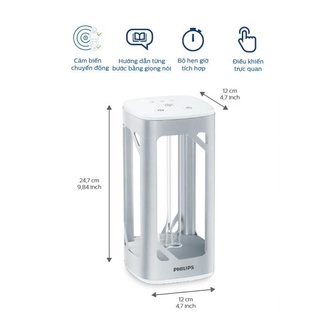 Đèn bàn khử trùng UVC Philips - Hàng Chính Hãng