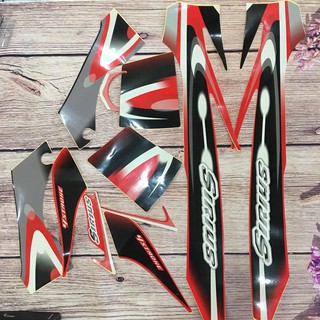 Tem dán xe Sirius thường, trọn bộ tem dán xe máy đẹp như mới, tiện lợi khi tự dán tại nhà