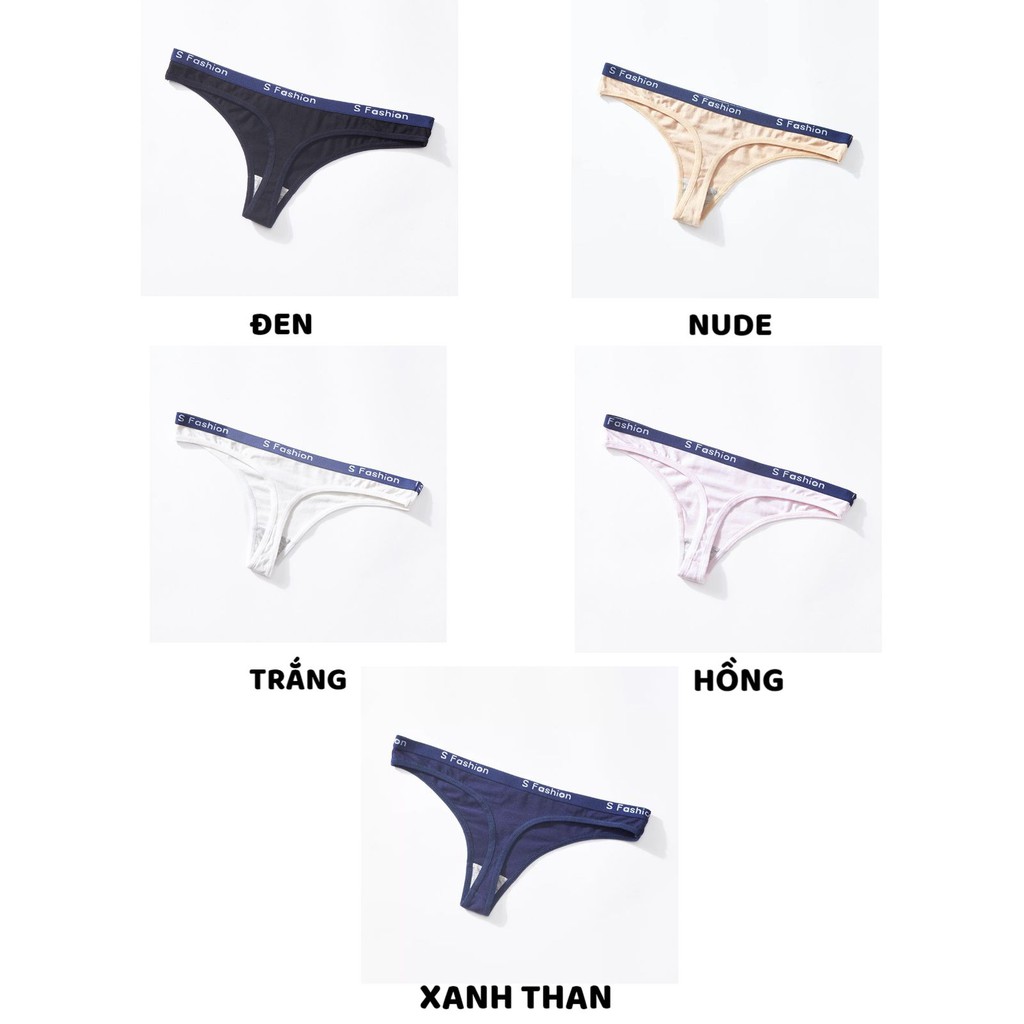 Quần Lọt Khe Nữ ❤️FREESHIP❤️ Quần Lót Lọt Khe thoáng mát phối viền chữ cá tính gợi cảm sexy mã 900 | BigBuy360 - bigbuy360.vn