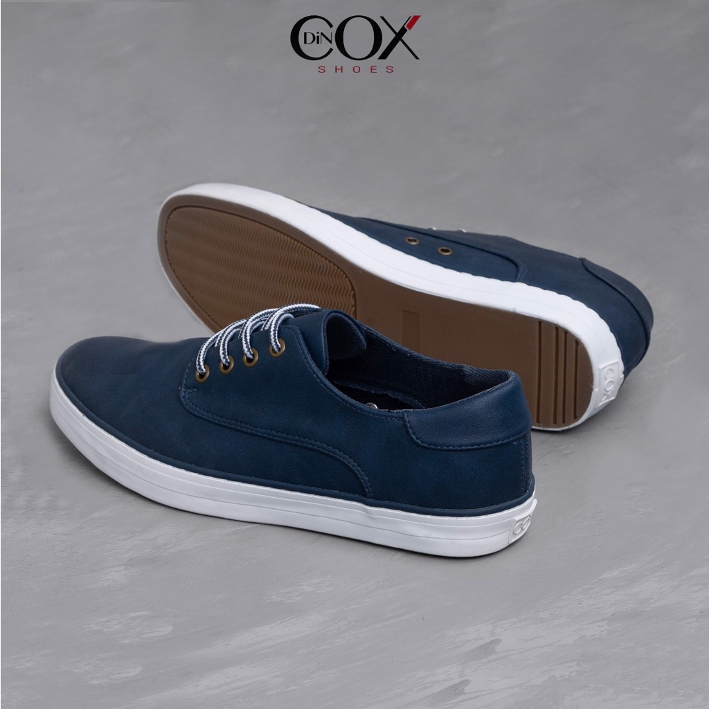 Giày Da Sneaker Nam Chính Hãng DINCOX- E11 NAVY Phong Cách Tây Lịch Lãm