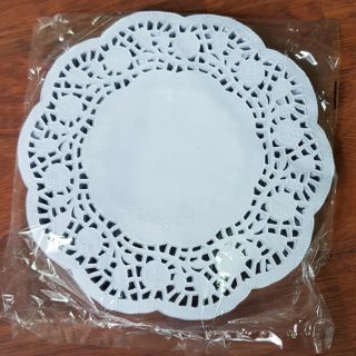 Combo 10 tấm giấy lót ren màu trắng size 8.5 inch
