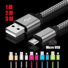CÁP SẠC DÙ DÀI MICRO V8