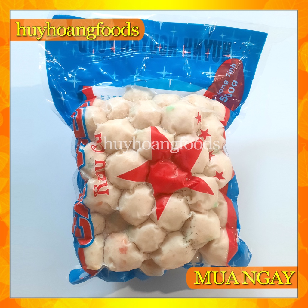 Cá Viên Rau Củ Gói 500gr [Giao Hỏa Tốc Biên Hòa]