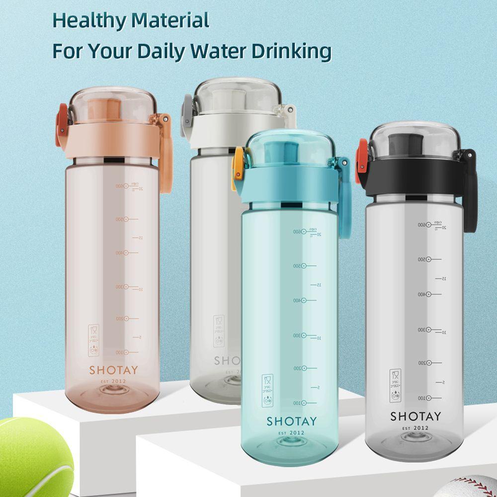 Bình Nước Thể Thao 580 / 680ml Chống Rò Rỉ Tiện Dụng