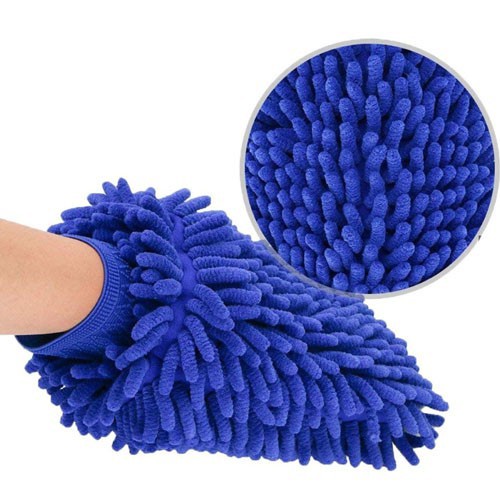Găng Tay, Bao Tay San Hô Microfiber Chuyên Dụng Lau, Rửa Xe Ô Tô Siêu Mịn, Tiện Dụng