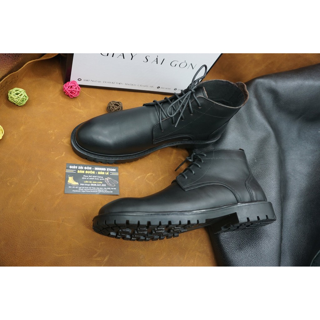 GIÀY DA NAM TĂNG 6,5CM