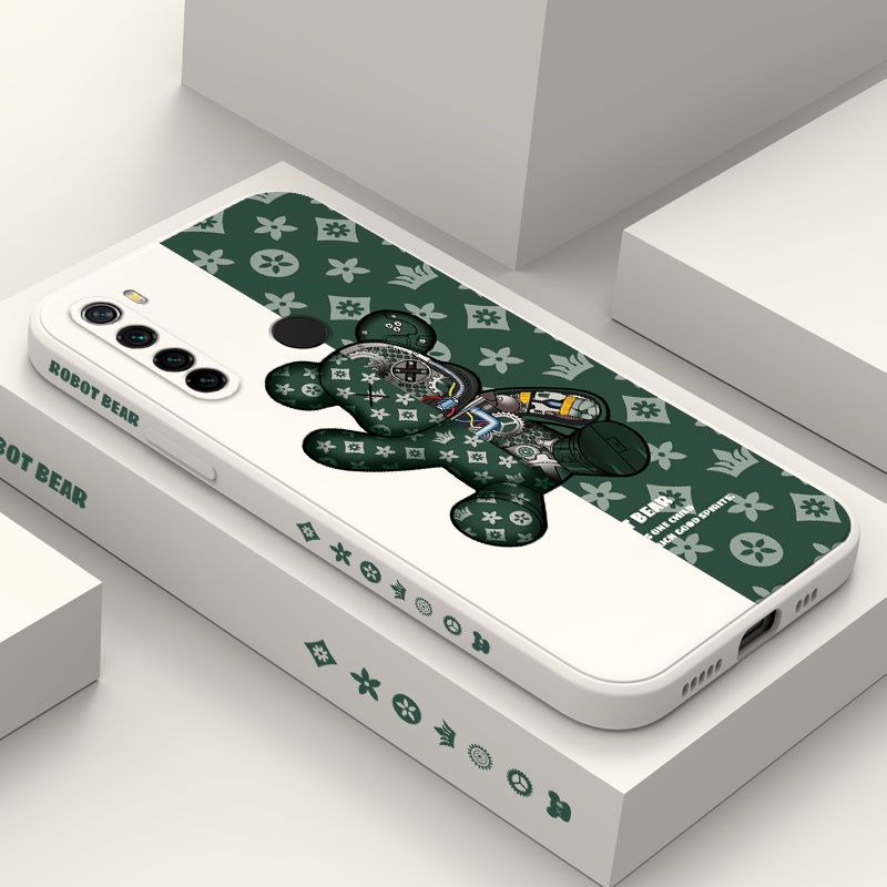 Ốp Điện Thoại Hình Gấu Thời Trang Sáng Tạo Cho Xiaomi Redmi Note 8 7 Pro