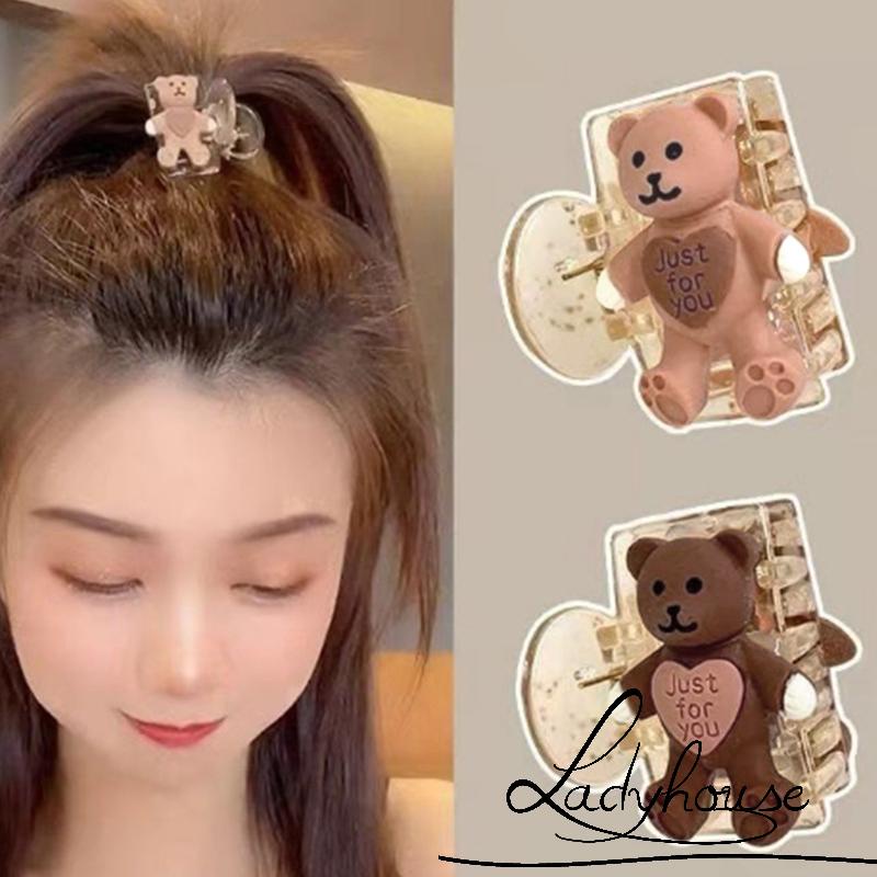 LD-Cute Cartoon Animal Hair Clip High Ponytail Anti-Collapse Mini Ponytail Clip Fashionable Hair Styling Tool Hair