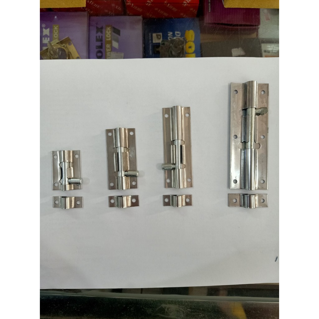 Chốt cửa tủ nhiều size 100% inox