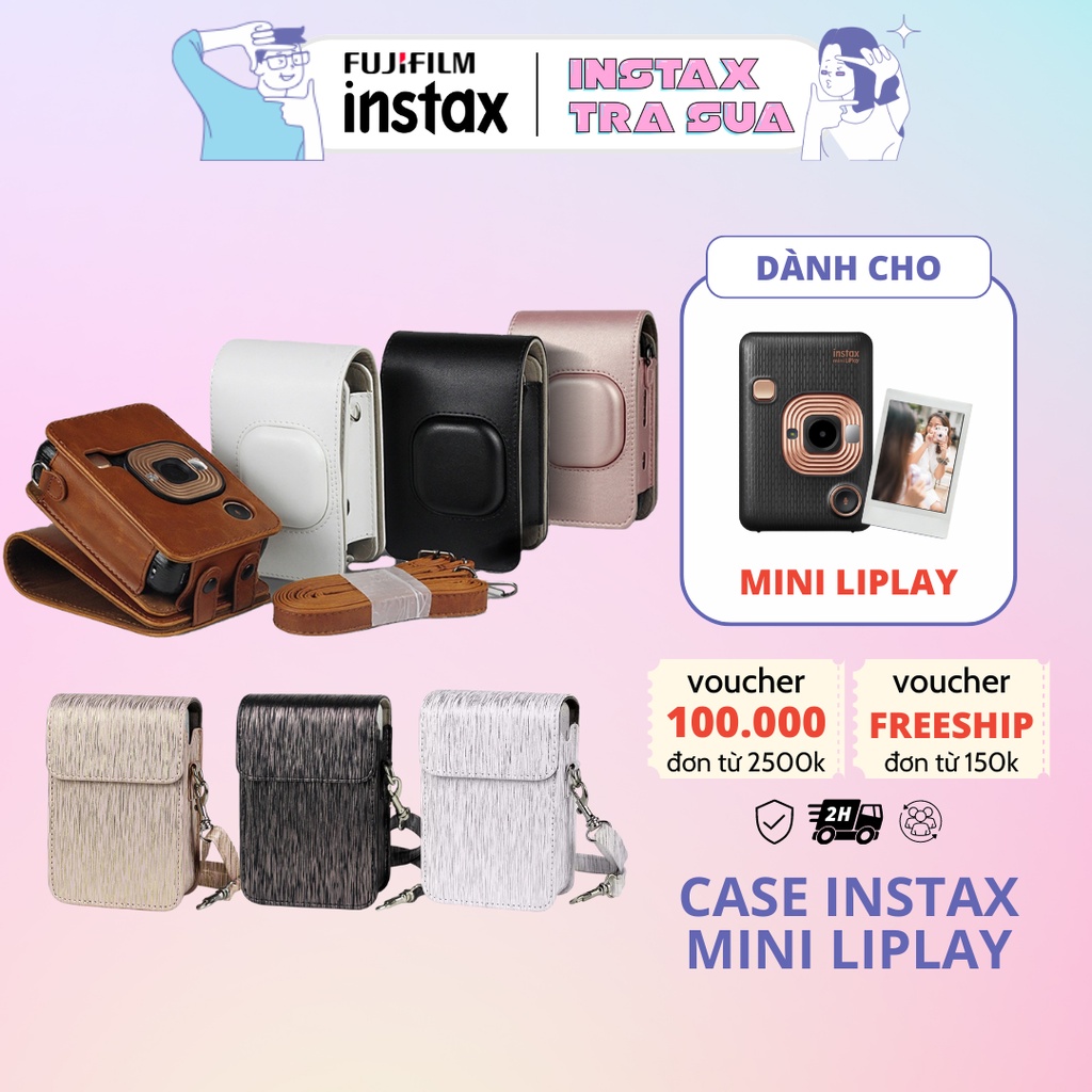 Túi đựng ảnh instax Mini Liplay bằng da CAIUL
