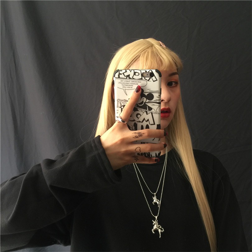 [Spot] Dây Chuyền Hình Kỳ Lân Phong Cách Hip Hop Hàn Quốc 12018