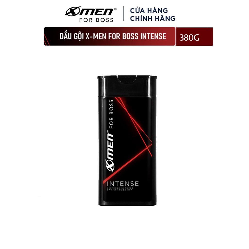 Dầu gội nước hoa X-Men For Boss Intense - Mùi hương trầm đầy nội lực 380g