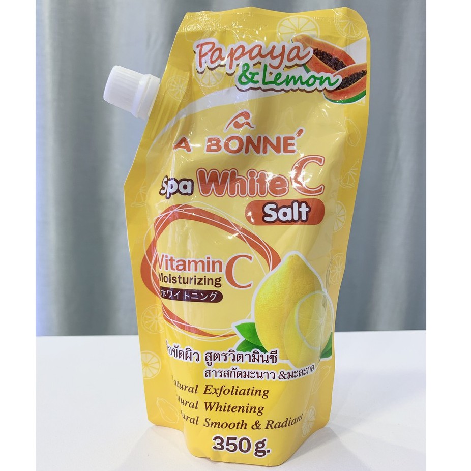 Muối Tắm Vitamin C Vị Đu Đủ & Chanh A Bonne Spa White C Salt (300g)