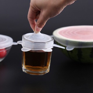 Set 6 nắp silicon bọc thực phẩm