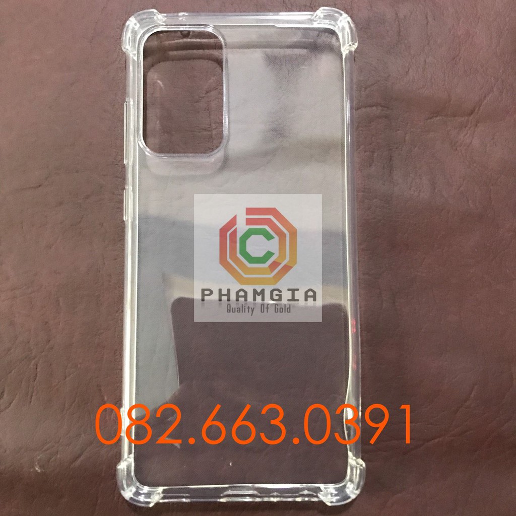 Ốp lưng Samsung A72 (4G/5G) dẻo trong chống sốc, loại ốp siêu dày