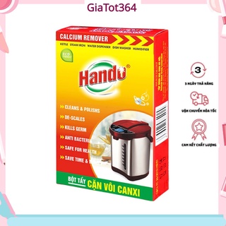 Bột tẩy cặn canxi cây nước ấm đun nước bình nóng lạnh Hando 100G