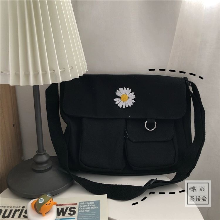 Túi Xách Canvas Cỡ Lớn Phong Cách Hàn Quốc Cho Nữ