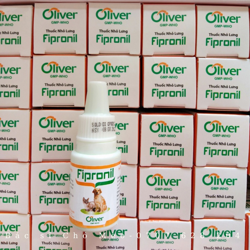Nhỏ Gáy Diệt Bọ Chét Ve Rận Cho Chó Mèo FIPRONIL An Toàn và Hiệu Quả Cao