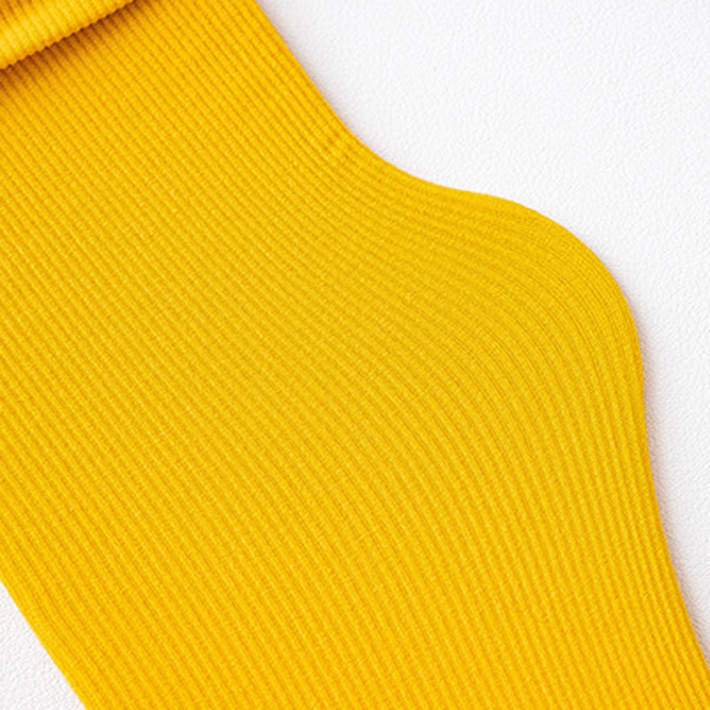 Tất cổ cao vải nhung màu kẹo ngọt co giãn thoải mái viền cuộn thời trang dành cho nữ