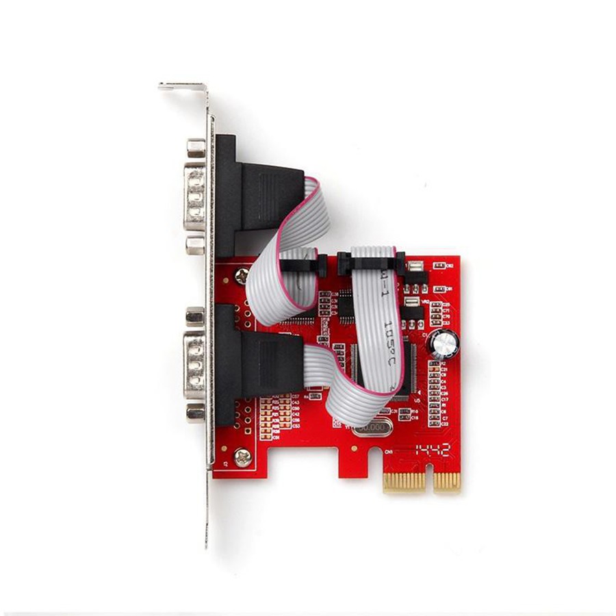 Card PCI Express to 2 Com Unitek Y-7504 chính hãng - HapuStore