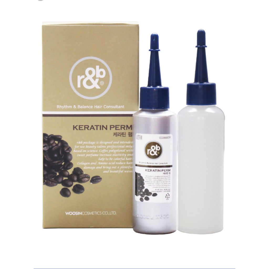 r&amp;b- Thuốc uốn tóc KERATIN (HƯƠNG CÀ PHÊ)