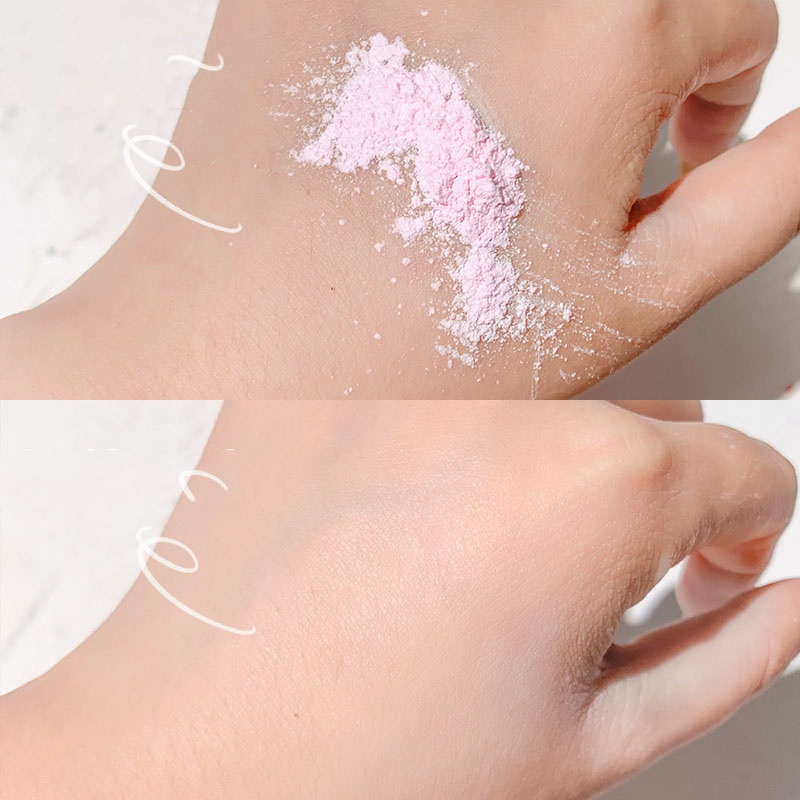 Phấn phủ kiềm dầu Maycheer lên tone tự nhiên, Phấn phủ bột nội địa trung Maycheer che khuyết điểm tốt