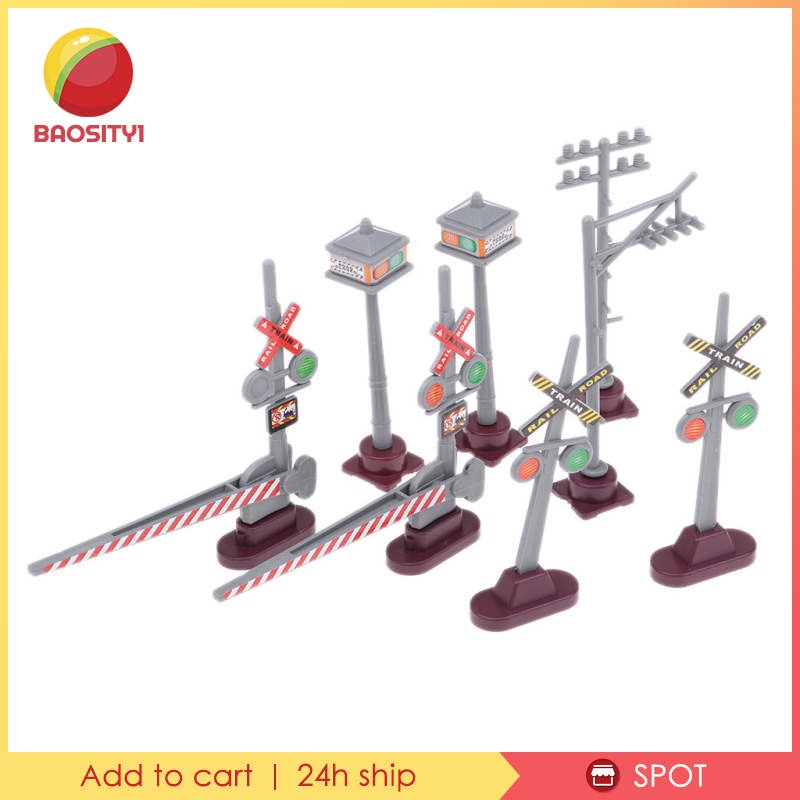 Mô hình biển báo giao thông đường phố thiết kế chân thực giáo dục sớm cho bé