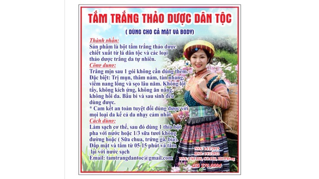 Bột tắm trắng thảo dược