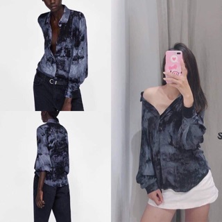 Sơmi loang zara auth sz s