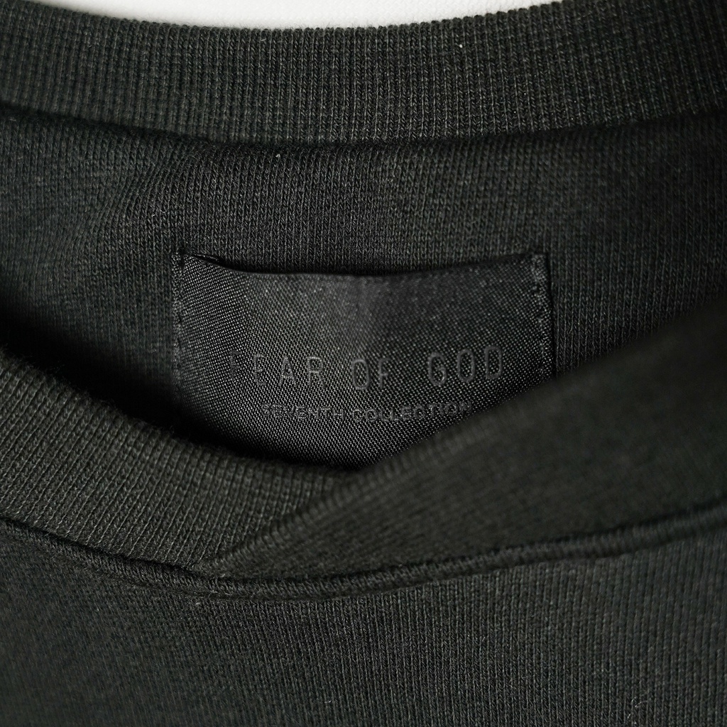 Áo sweater TLS FEAR OF GOD 7th main line G letter unisex dài tay chất liệu nỉ bông