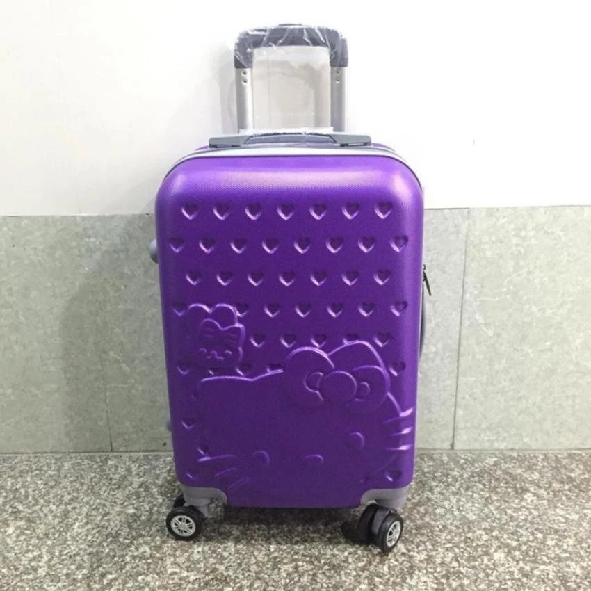 Vali kéo Bông Shop Mèo Size 20 inh (Tím) - SC1231030