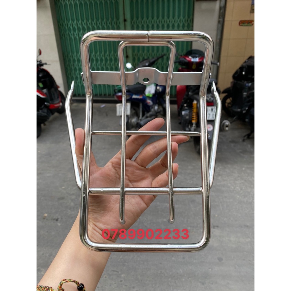 BAGA MŨI TRƯỚC XE DREAM INOX 10LY