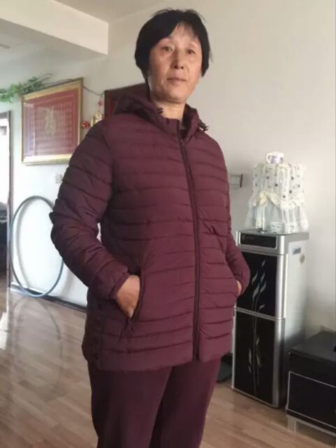 Áo phao nữ trung niên