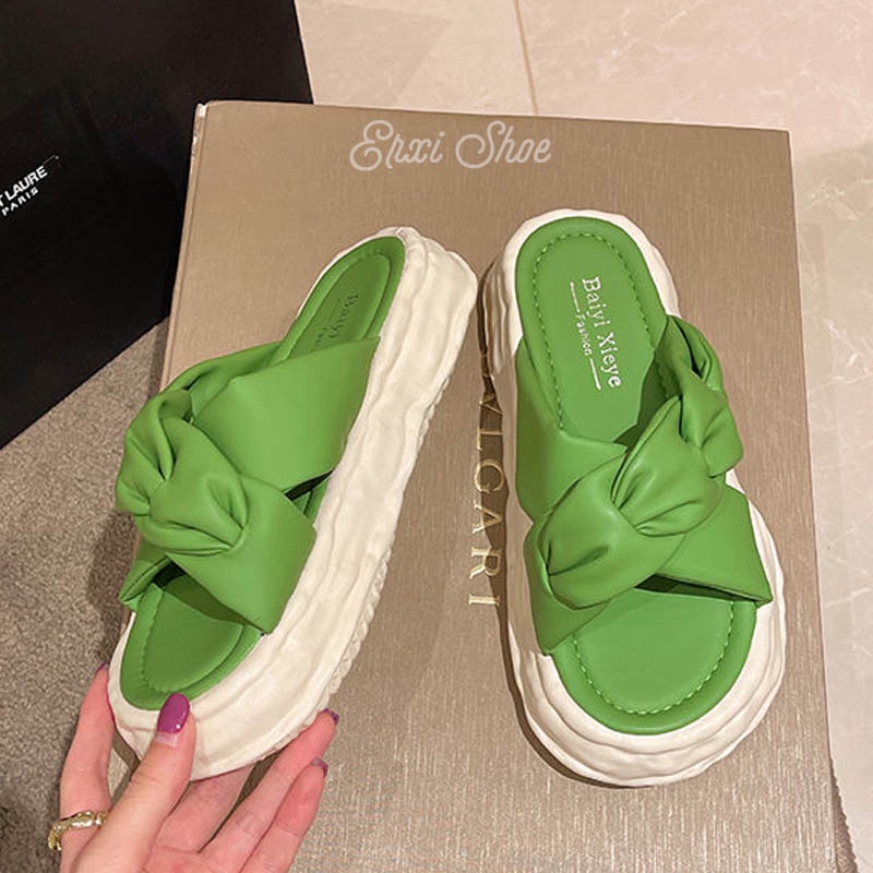 Oeggeo shop Dép Đế Xuồng Quai Chéo Thời Trang Thường Ngày Cho Nữ