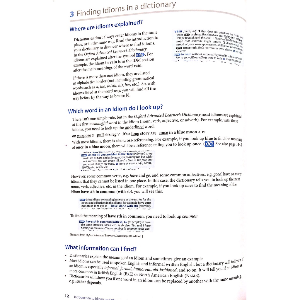Sách - Oxford Word Skills Intermediate Idioms and Phrasal Verbs