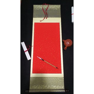 Biểu Giấy Lụa Viết Thư Pháp 40x120cm