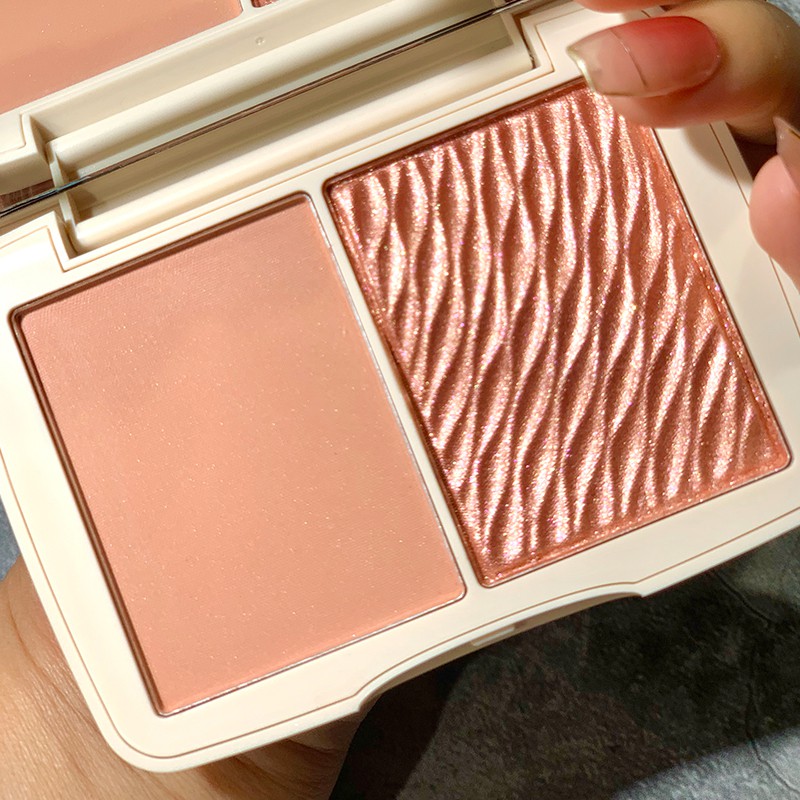 (Hàng Mới Về) Bảng Phấn Tạo Khối Và Bắt Sáng Hai Tông Màu Ngọc Trai Làm Sáng Tông Màu Da | BigBuy360 - bigbuy360.vn