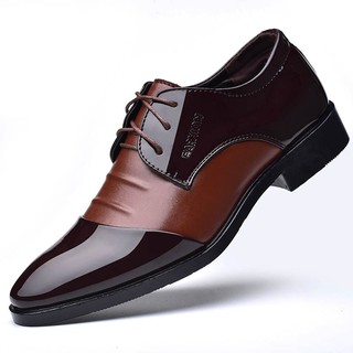 💎Giày nam size cộng 45-48 Giày da mũi nhọn
