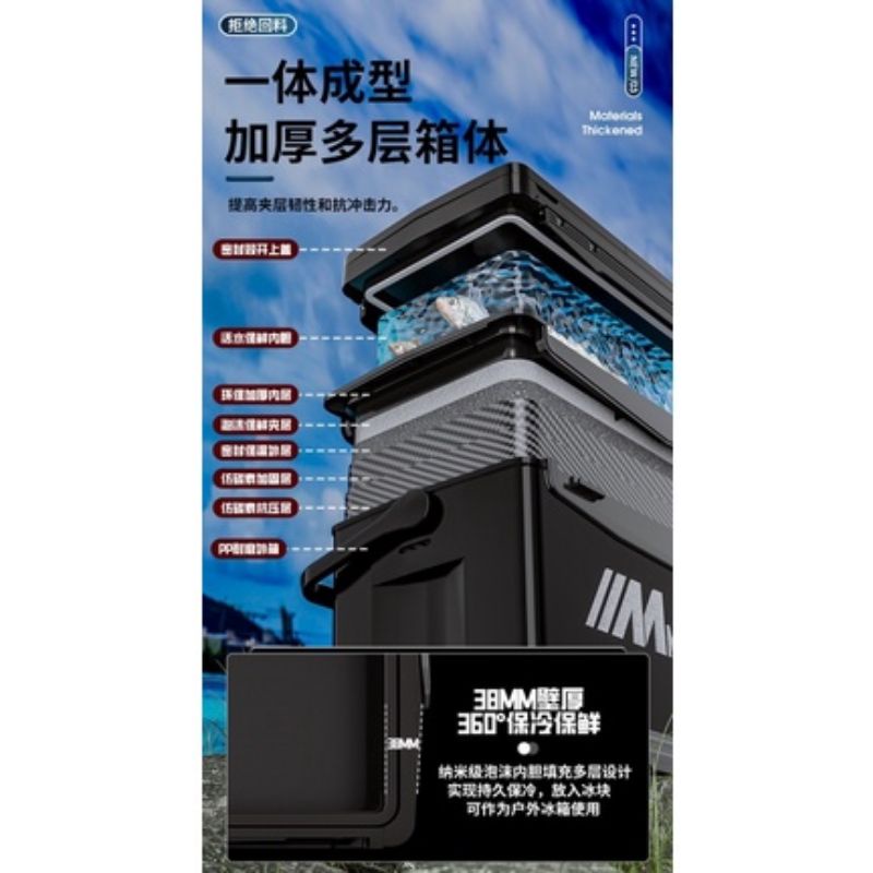 Thùng MÃ VI BỐI 36l full Đen siêu Sang