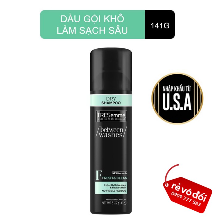 Dầu gội khô sạch tươi mát TRESemme Fresh & Clean 141g - Nhập khẩu Mỹ