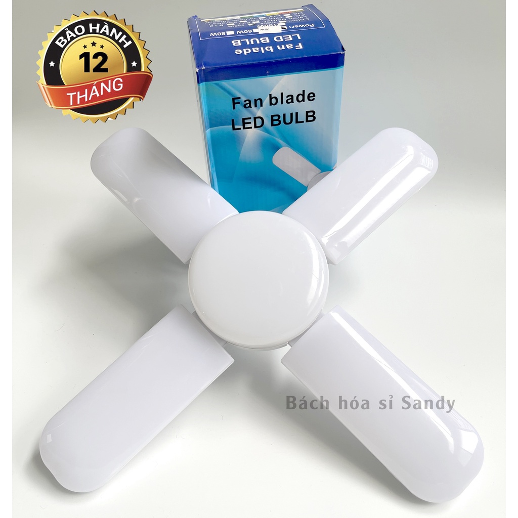 Bóng Đèn Led Cánh Quạt 4 Cánh Chuẩn 75W Tiết Kiệm Điện
