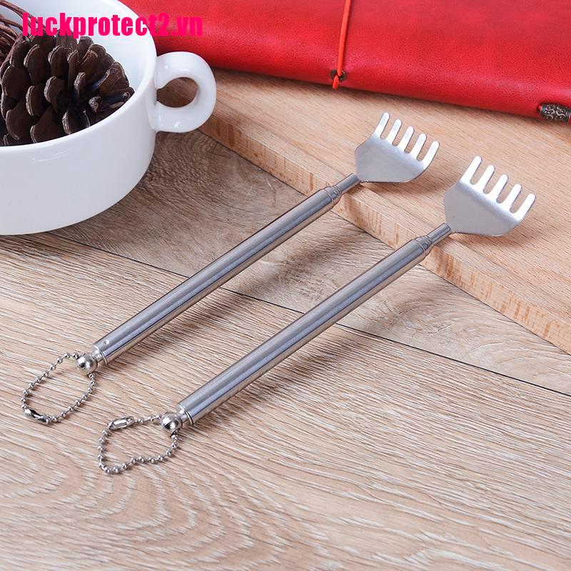 H&L Practical handy adjustable stainless steel back telescopic scratcher massager