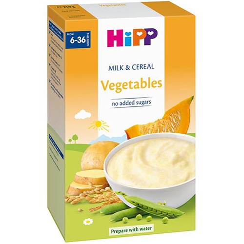 Bột dinh dưỡng HiPP sữa ngũ cốc & rau củ 250g