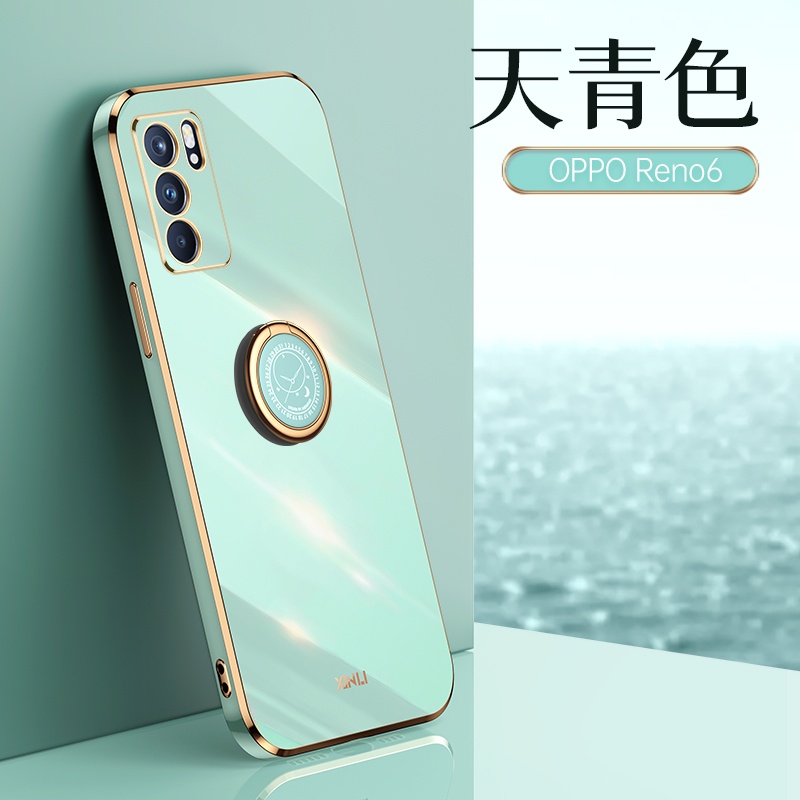 Ốp Điện Thoại silicone Mềm Chống Sốc Có Giá Đỡ Cho OPPO reno 10 A18 reno 6 4g 6 5g 6z 5g 7z 5g 7 4g 5g A16 reno 4F
